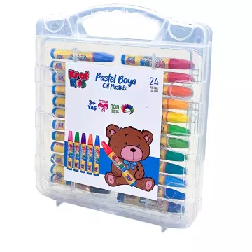 Kraf Kids KK525 Pastel Boya Çantalı 24'lü