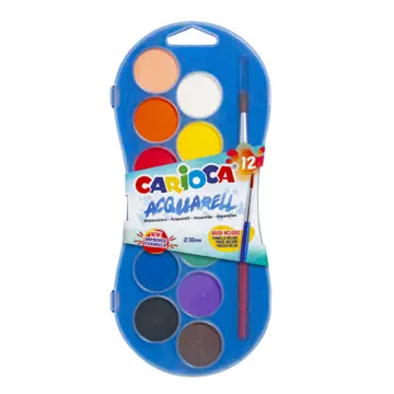 Carioca Sulu Boya Büyük 12 Renk - (42404)