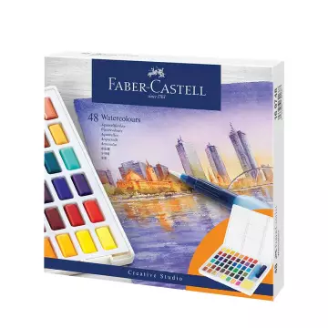Faber Castell Creative Studio Watercolor Tablet Sulu Boya Seti 48 Renk (169748)