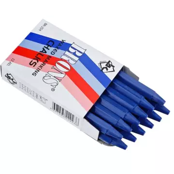 Brons Yağlı Marka Tebeşiri Mavi 12'li Paket (BR-254)