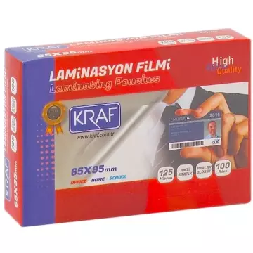 Kraf 2126 Laminasyon Filmi 125 Mikron 65x95 100’lü