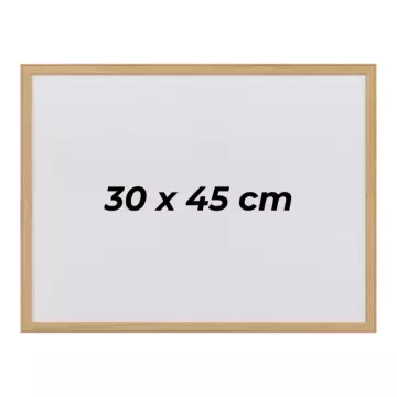 OfisMaster Duvara Monte Ahşap Çerçeve Yazı Tahtası 30 cm x 45 cm