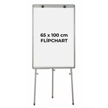 OfisMaster Teleskopik Ayaklı Flipchartli Yazı Tahtası 65 cm x 100 cm