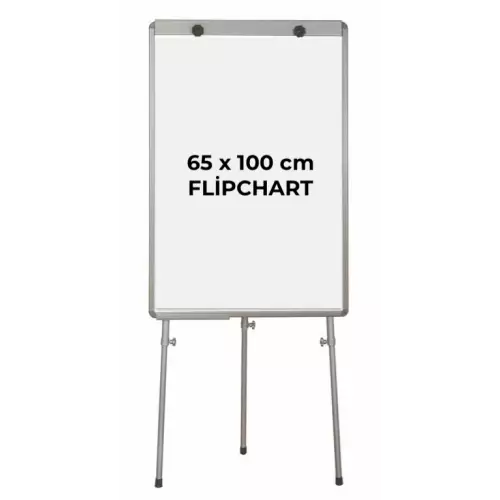 OfisMaster Teleskopik Ayaklı Flipchartli Yazı Tahtası 65 cm x 100 cm