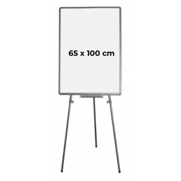 OfisMaster Teleskopik Ayaklı Laminant Yazı Tahtası 65 cm x 100 cm