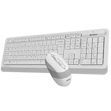 A4 Tech FG1010 Q Kablosuz Klavye ve Mouse Seti Beyaz