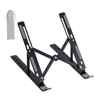 Frisby FNC-5155ST Taşınabilir Katlanır Alüminyum Laptop Standı - Siyah