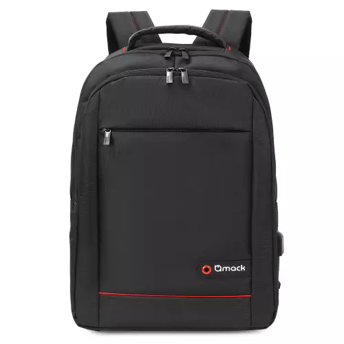 MACK MCC-006 15.6 Office USB Girişli Notebook Sırt Çantası - Siyah