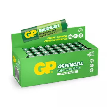 GP Greencell GP15G AA Çinko Karbon Kalem Pil 40'lı Paket