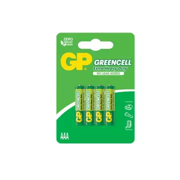 GP Greencell GP24G AAA Çinko Karbon İnce Kalem Pil 4'lü Paket