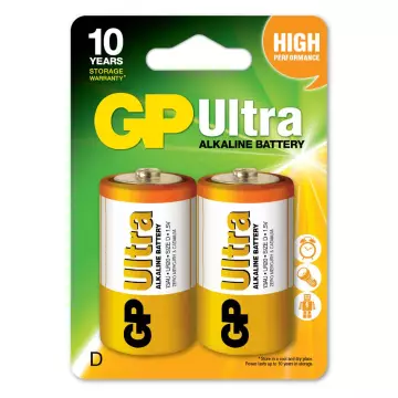 GP LR20 Ultra Alkalin D Büyük Boy Pil 2'li Paket