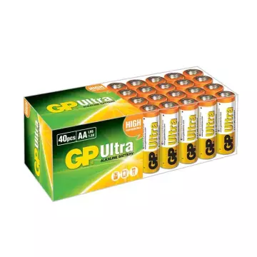 GP GP15AU Ultra Alkalin AA Boy Kalem Pil 40'lı Paket