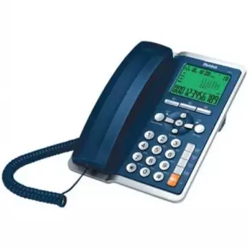 Multitek MC 130 Lacivert Ekranlı Arayan Numara Gösteren Masaüstü Telefon