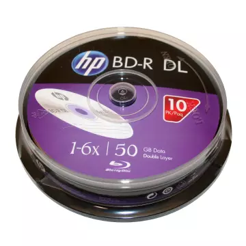 HP BD-R Blu-Ray DVD 6X 50 GB 10'lu Paket