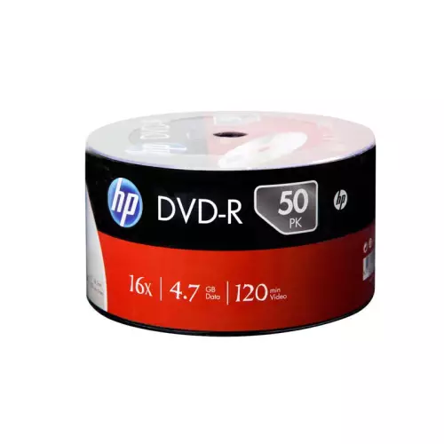 HP DVD-R 16X 4.7 GB 120 min 50'li Paket