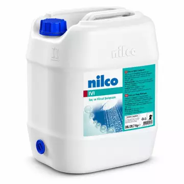Nilco İvi Kar Beyaz Opak Özel Parfümlü Saç ve Vücut Şampuanı 20 Litre (32001575)