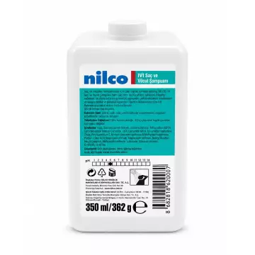 Nilco İvi Kar Beyaz Opak Özel Parfümlü Saç ve Vücut Şampuanı 350 ml (32002101)