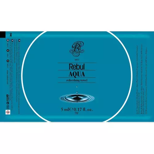 Rebul Kolonyalı Islak Mendil Aqua - 50 Adet