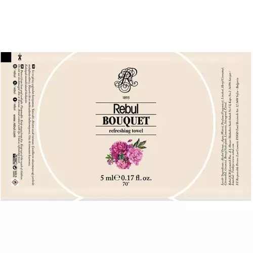Rebul Kolonyalı Islak Mendil Bouquet - 50 Adet