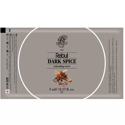 Rebul Kolonyalı Islak Mendil Dark Spice - 50 Adet