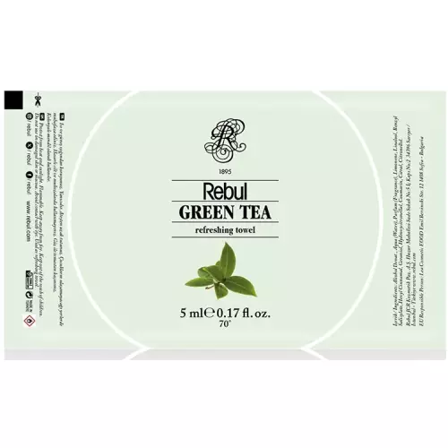 Rebul Kolonyalı Islak Mendil Green Tea - 50 Adet