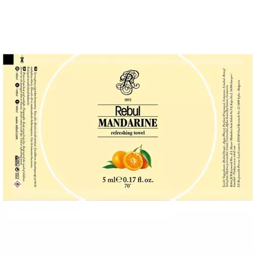 Rebul Kolonyalı Islak Mendil Mandarine - 50 Adet