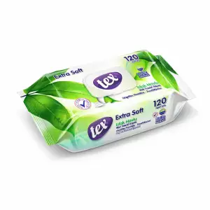 Tex Kapaklı Islak Mendil 120'li Paket