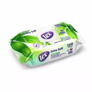 Tex Kapaklı Islak Mendil 120'li Paket