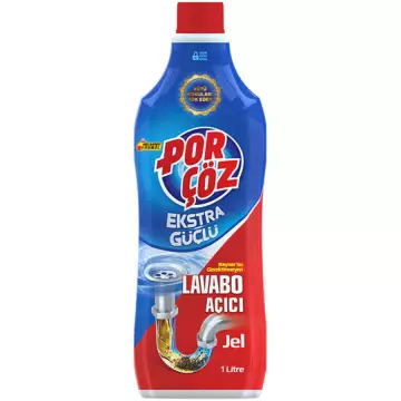 Porçöz Lavabo Açıcı Jel 1000 ml