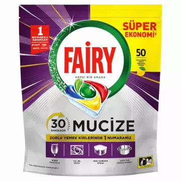 Fairy Mucize Bulaşık Makinesi Tableti x 50 Adet