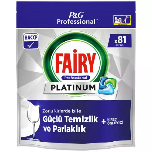 Fairy Platinum Bulaşık Makinesi Tableti x 81 Adet