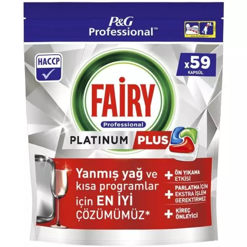 Fairy Platinum Plus Bulaşık Makinesi Tableti x 59 Adet