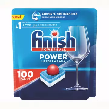 Finish Power Hepsi Bir Arada Max Bulaşık Makinesi Deterjanı 100 Tablet