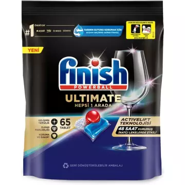 Finish Quantum Ultimate Bulaşık Makinesi Tableti 65'li