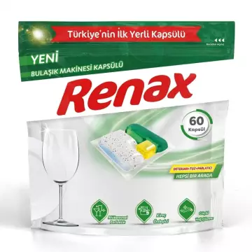 Renax Bulaşık Makinesi Tableti - 60 Adet