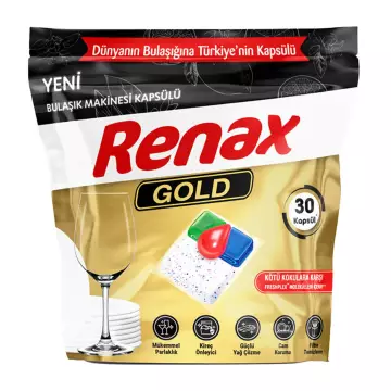 Renax Gold Bulaşık Makinesi Tableti - 30 Adet