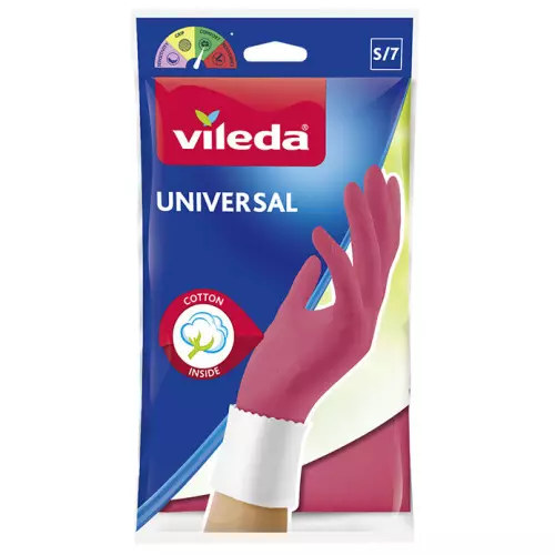 Vileda Standart Universal Temizlik Eldiveni Kırmızı