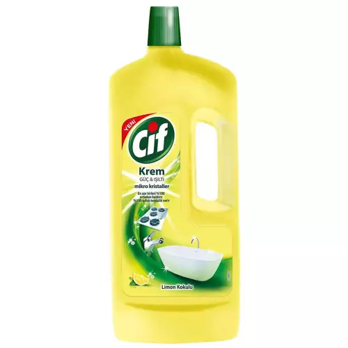 Cif Krem Yüzey Temizleyici Limon 1500 ml