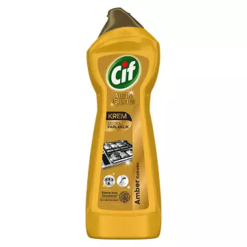 Cif Krem Yüzey Temizleyici Altın Işıltısı Amber Kokulu 750 ml