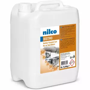 Nilco Bistro Mutfak Yüzeyleri için Kir ve Yağ Sökücü 5 Litre (32001856)