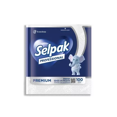 Selpak Professional Premium Peçete 33x33 cm 100'lü