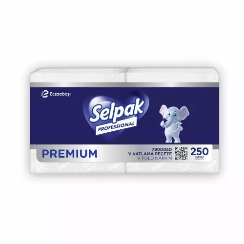 Selpak Professional Premium V Katlama Peçete 250 Yaprak 18'li Peçete