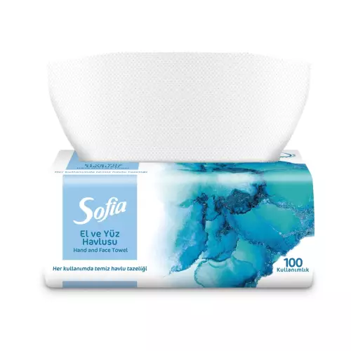 Sofia El ve Yüz Havlusu 100'lü