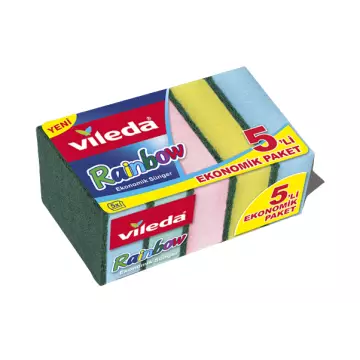 Vileda Rainbow Sünger 5'li Paket