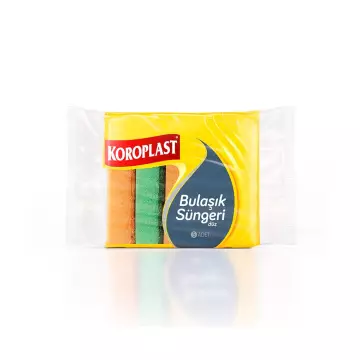 Koroplast Düz Bulaşık Süngeri 5'li Paket