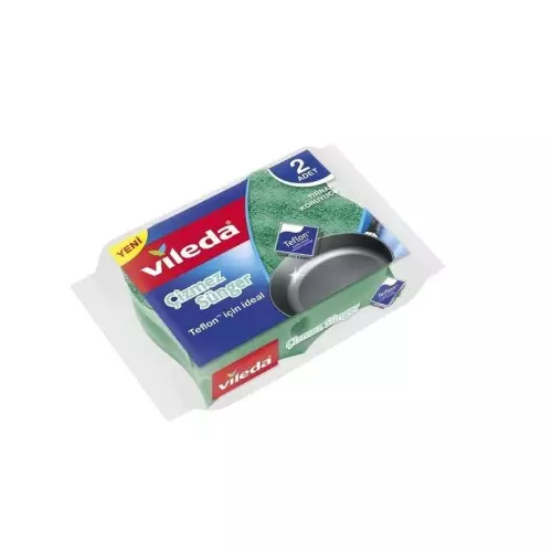 Vileda Oluklu Çizmez Sünger 2'li