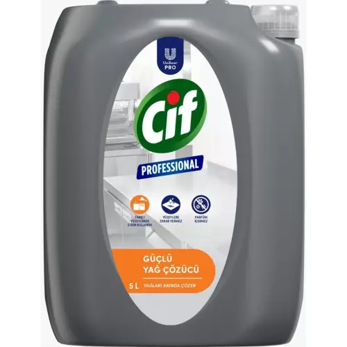 Cif Professional Güçlü Yağ Çözücü 5 Litre