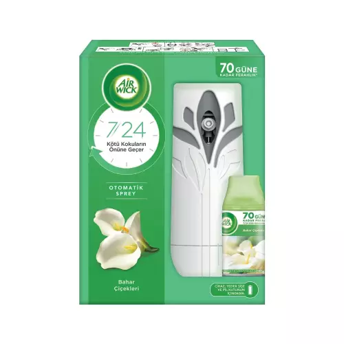 Airwick Oda Kokusu Freshmatic Bahar Çiçekleri Makine + Yedek 250 ml