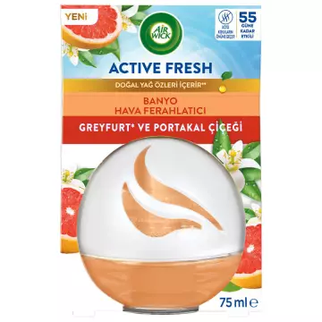 Airwick Decosphere Oda Kokusu Active Fresh Greyfurt ve Portakal Çiçeği 75 ml