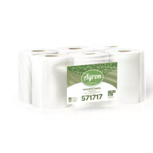 Agron Hareketli Kağıt Havlu 21 cm x 70 mt 4 kg - 6 Adet